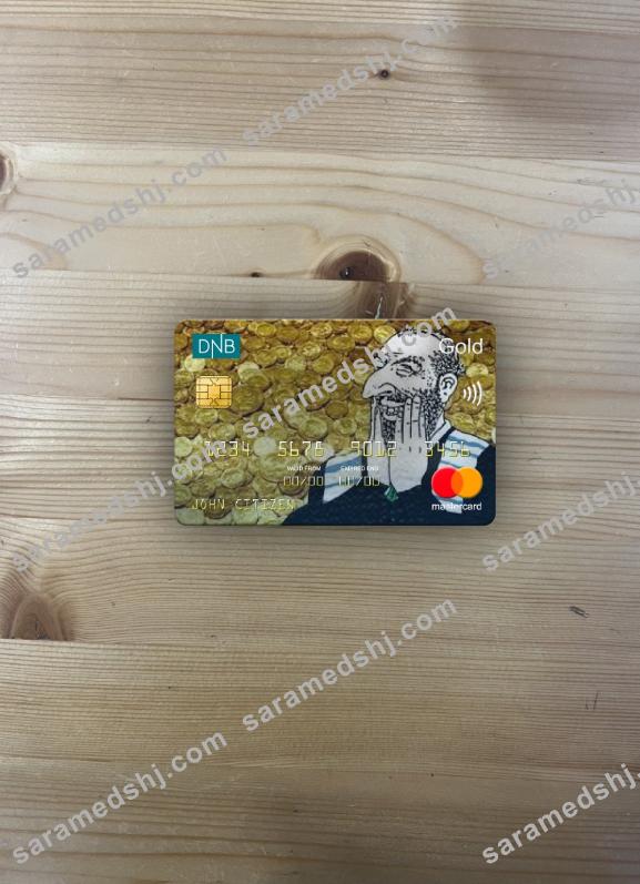Norway DNB bank mastercard gold photolook front